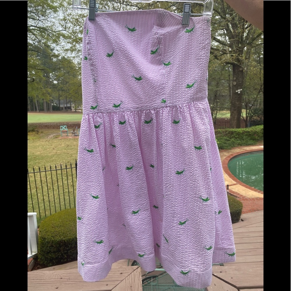 Lilly Pulitzer pink and white seersucker dress (8)